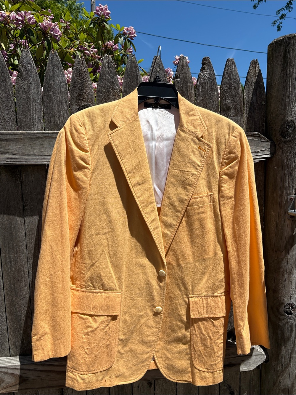 Brooks Brothers 42L yellow blazer!!